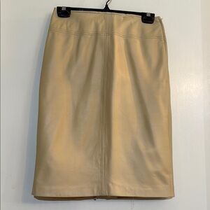 Studio Cream Pencil Skirt Knee-Length Work